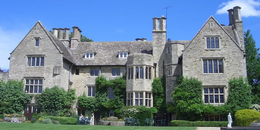 Cotswold stone house and garden